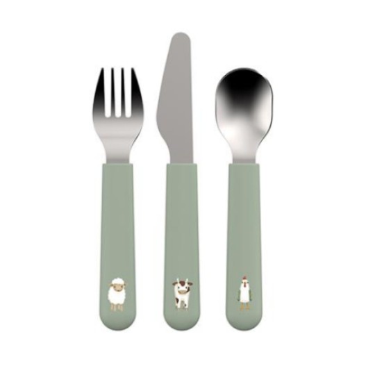 Little Dutch - Set 3 posate - Dai 12 mesi - Colori Little Dutch: Little Farm