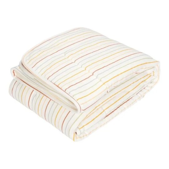 Little Dutch - Coperta morbida 70x100 - Colori Little Dutch: Vintage Sunny Stripes