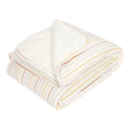 Little Dutch - Coperta morbida 70x100 - Colori Little Dutch: Vintage Sunny Stripes