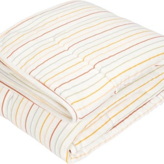 Little Dutch - Coperta morbida per lettino 110x140cm - Colori Little Dutch: Vintage Sunny Stripes