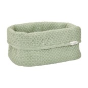 Little Dutch - Cestino portatutto grande in Tricot - 25x15x15cm - Colori Little Dutch: Pure Sage