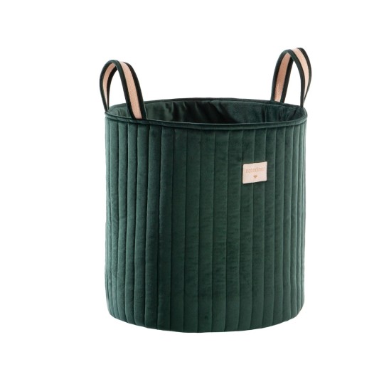 Nobodinoz - Cesta portagiochi Savanna - Velluto Ecologico - Colori Nobodinoz: Jungle Green
