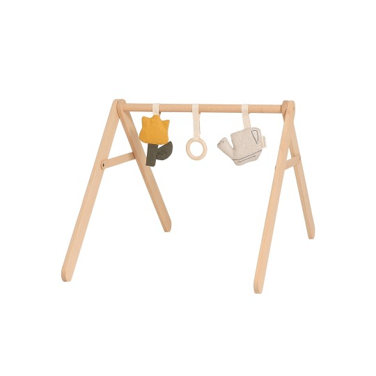 Nobodinoz - Arco giochi in legno con Soft Toys - Colori Nobodinoz: Tulips