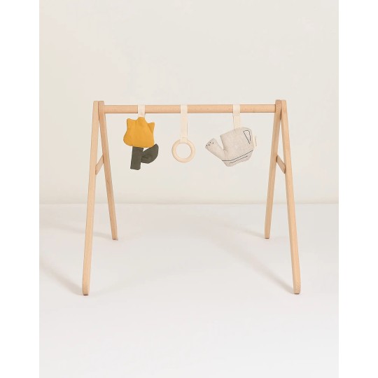 Nobodinoz - Arco giochi in legno con Soft Toys - Colori Nobodinoz: Tulips