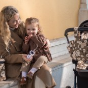 Nobodinoz - Organizer per Passeggino Hyde Park - Pratico, Elegante e Funzionale - Colori Nobodinoz: Camellia