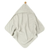 Nobodinoz - Accappatoio a triangolo 73x73 So Cute - Cotone Biologico. - Colori Nobodinoz: Green