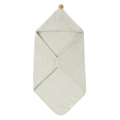 Nobodinoz - Accappatoio a triangolo 73x73 So Cute - Cotone Biologico. - Colori Nobodinoz: Green