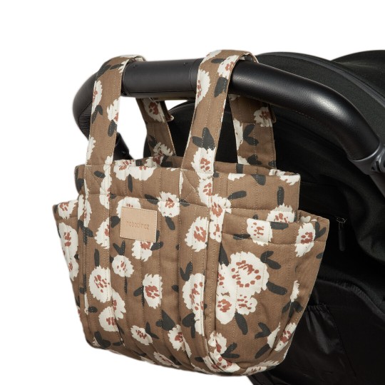 Nobodinoz - Organizer per Passeggino Hyde Park - Pratico, Elegante e Funzionale - Colori Nobodinoz: Camellia