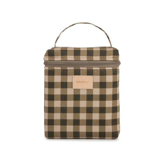 Nobodinoz - Borsa termica per biberon e pranzo Hyde Park - Colori Nobodinoz: Green Checks