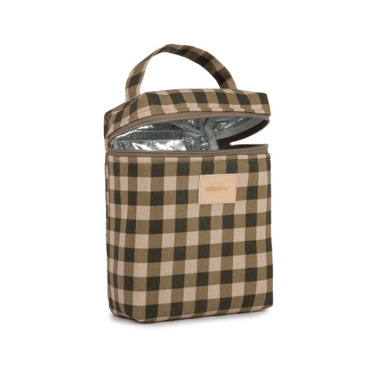 Nobodinoz - Borsa termica per biberon e pranzo Hyde Park - Colori Nobodinoz: Green Checks