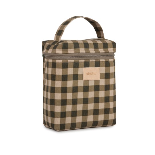 Nobodinoz - Borsa termica per biberon e pranzo Hyde Park - Colori Nobodinoz: Green Checks