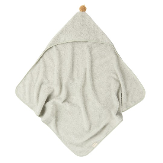 Nobodinoz - Accappatoio a triangolo 73x73 So Cute - Cotone Biologico. - Colori Nobodinoz: Green