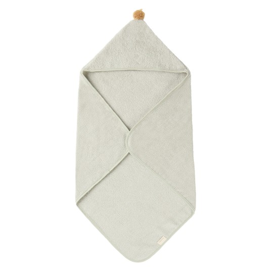 Nobodinoz - Accappatoio a triangolo 73x73 So Cute - Cotone Biologico. - Colori Nobodinoz: Green