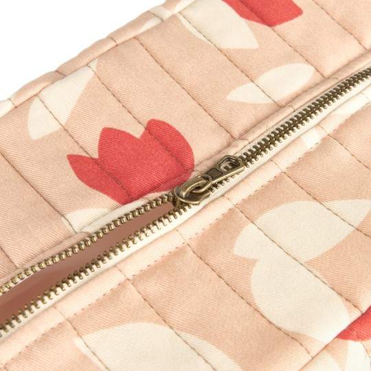 Nobodinoz - Borsa Organizer per Passeggino Hyde Park - 38x33x16 cm - Colori Nobodinoz: Red Tulips