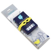 Super Petit - Tovaglietta in silicone da colorare con 5 pennarelli - 40x30cm - Disegno: Space