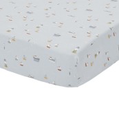 Little Dutch - Lenzuolo con angoli 70x140/150cm - Coprimaterasso - Colori Little Dutch: Sailors Bay Blu