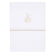 Little Dutch - Lenzuolo per culla 70x100cm - 100% Cotone - Colori Little Dutch: Baby Bunny