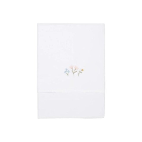Little Dutch - Lenzuolo per culla 70x100cm - 100% Cotone - Colori Little Dutch: Flowers & Butterflies