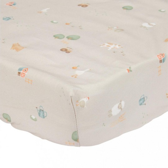 Little Dutch - Lenzuolo con angoli 70x140/150cm - Coprimaterasso - Colori Little Dutch: Little Farm