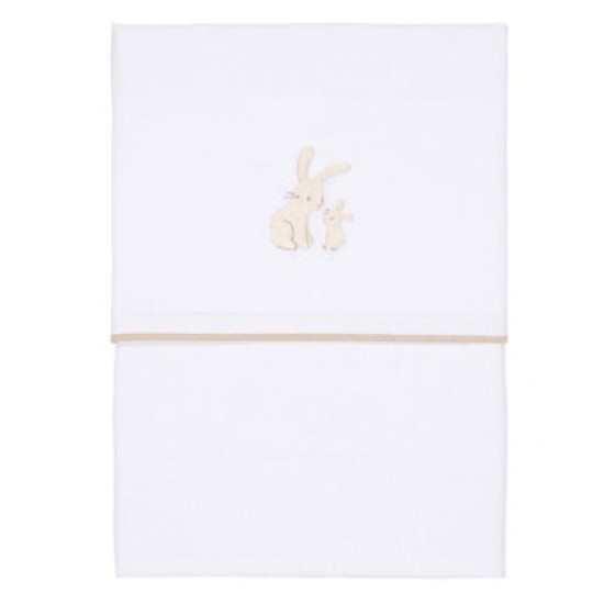 Little Dutch - Lenzuolo per culla 70x100cm - 100% Cotone - Colori Little Dutch: Baby Bunny
