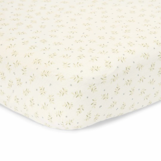 Little Dutch - Lenzuolo con angoli 70x140/150cm - Coprimaterasso - Colori Little Dutch: Blueberry Leaves