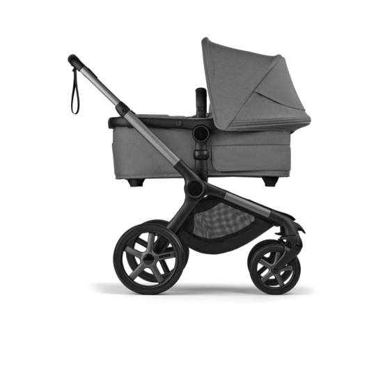Bugaboo - Passeggino Duo Fox 5  Renew completo - Passeggino e navicella - Colori Bugaboo: Moon Grey