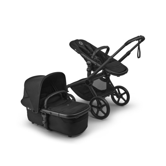 Bugaboo - Passeggino Duo Fox 5  Renew completo - Passeggino e navicella - Colori Bugaboo: Heritage Black