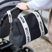 Childhome - Borsa Cambio Mommy Club Signature - Include Fasciatoio Portatile - Colori Childhome: Noir