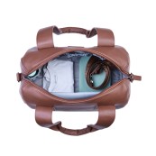 Childhome - Borsa Cambio Mommy Club Signature - Include Fasciatoio Portatile - Colori Childhome: Tabacco