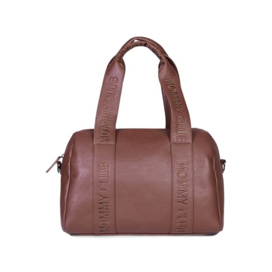 Childhome - Borsa Cambio Mommy Club Signature - Include Fasciatoio Portatile - Colori Childhome: Tabacco