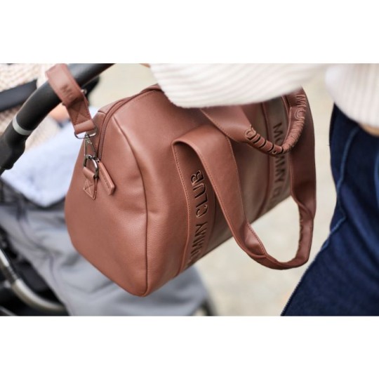 Childhome - Borsa Cambio Mommy Club Signature - Include Fasciatoio Portatile - Colori Childhome: Tabacco