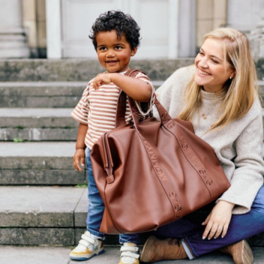 Childhome - Borsa Mommy Bag in similpelle - Mommy Bag Signature