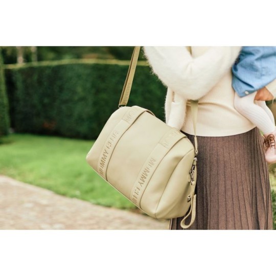 Childhome - Borsa Cambio Mommy Club Signature - Include Fasciatoio Portatile - Colori Childhome: Green
