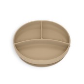 Suavinex - Piatto con divisori in silicone Essence - +4mesi - Colori Suavinex: Beige