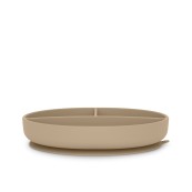 Suavinex - Piatto con divisori in silicone Essence - +4mesi - Colori Suavinex: Beige