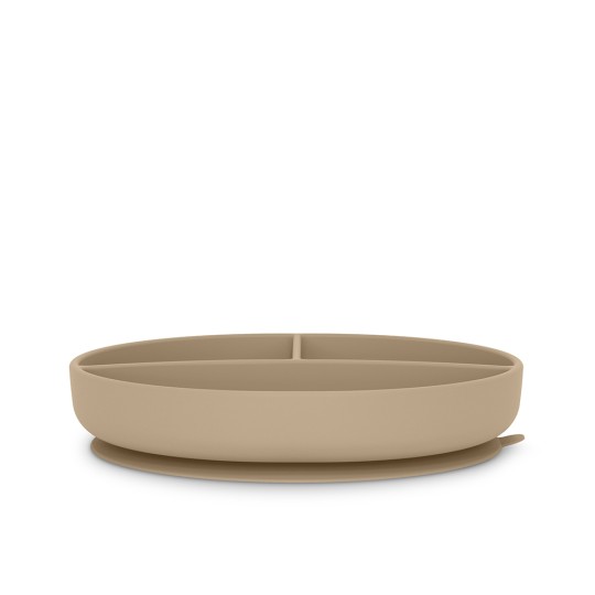 Suavinex - Piatto con divisori in silicone Essence - +4mesi - Colori Suavinex: Beige