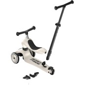 Scoot & Ride - Monopattino a Triciclo con Barra di Spinta Highwaykick 1 Push and Go - Colore: Ash