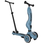 Scoot & Ride - Monopattino a Triciclo con Barra di Spinta Highwaykick 1 Push and Go - Colore: Steel