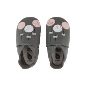 Bobux - Scarpina Soft Sole Tg. L - La cosa migliore dopo i piedi scalzi! - Colore Bobux: Balloons Grey