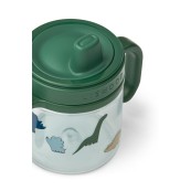 Liewood - Tazza con Beccuccio in Tritan e Manici Kylo - Colore Liewood: Dinosaurs / Mist