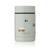 Liewood - Thermos Pappa 250 ml - Colore Liewood: Vehicles / Dove Blue