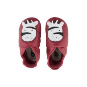 Bobux - Scarpina Soft Sole Tg. M - La cosa migliore dopo i piedi scalzi! - Colore Bobux: Zebra Rossa