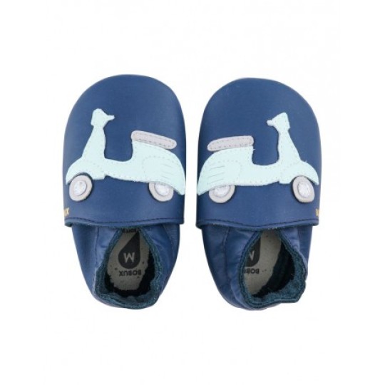 Bobux - Scarpina Soft Sole Tg. M - La cosa migliore dopo i piedi scalzi! - Colore Bobux: Scooter Navy