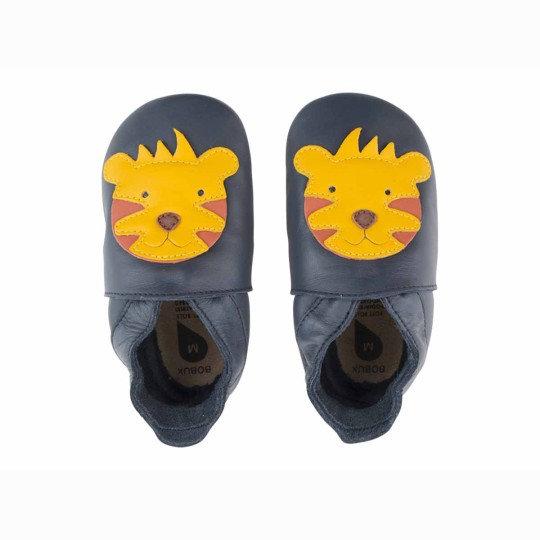 Bobux - Scarpina Soft Sole Tg. M - La cosa migliore dopo i piedi scalzi! - Colore Bobux: Tigre Blu