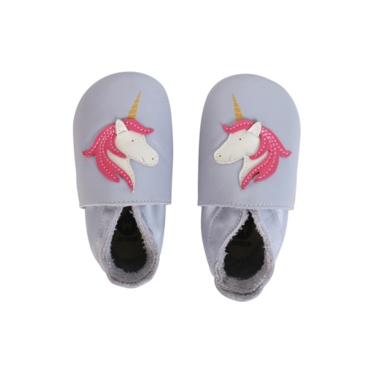 Bobux - Scarpina Soft Sole Tg. M - La cosa migliore dopo i piedi scalzi! - Colore Bobux: Stardust Lilac