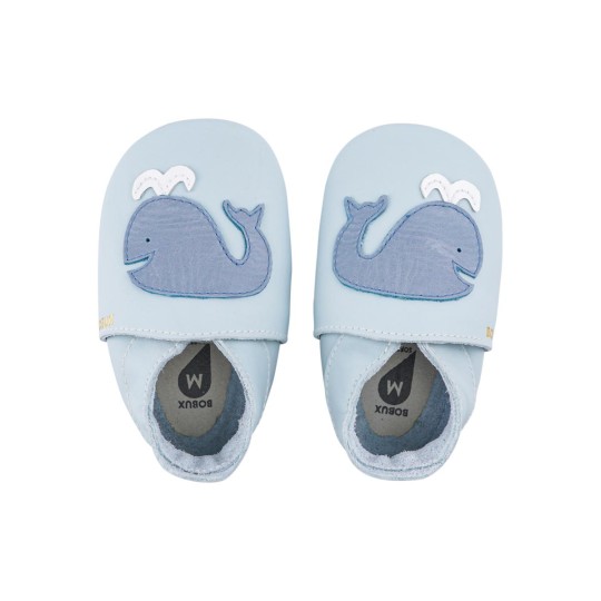 Bobux - Scarpina Soft Sole Tg. M - La cosa migliore dopo i piedi scalzi! - Colore Bobux: Moby Sky
