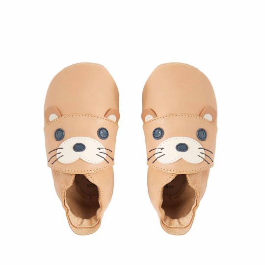 Bobux - Scarpina Soft Sole Tg. M - La cosa migliore dopo i piedi scalzi! - Colore Bobux: Seal Caramel
