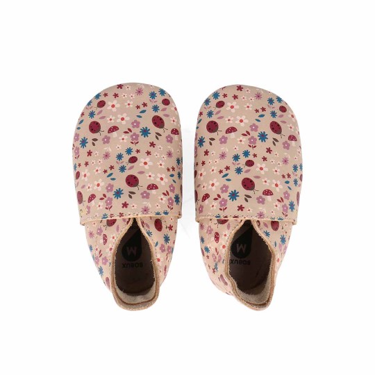 Bobux - Scarpina Soft Sole Tg. M - La cosa migliore dopo i piedi scalzi! - Colore Bobux: Fawn Rose Water Vanilla