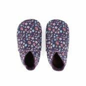 Bobux - Scarpina Soft Sole Tg. S - La cosa migliore dopo i piedi scalzi! - Colore Bobux: Uva e Floreale