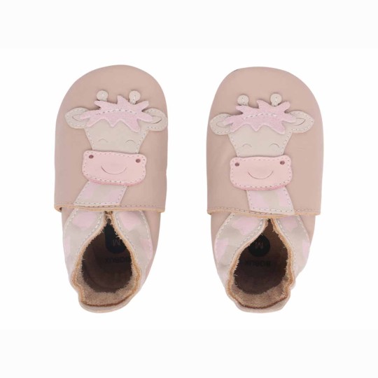 Bobux - Scarpina Soft Sole Tg. S - La cosa migliore dopo i piedi scalzi! - Colore Bobux: Giraffa Beige